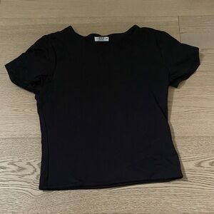 Ardene Classic Black Short Sleeve Tee